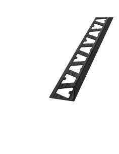 Aluminio Varilla en L 10mm x 2,5m Negro 2